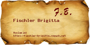 Fischler Brigitta névjegykártya